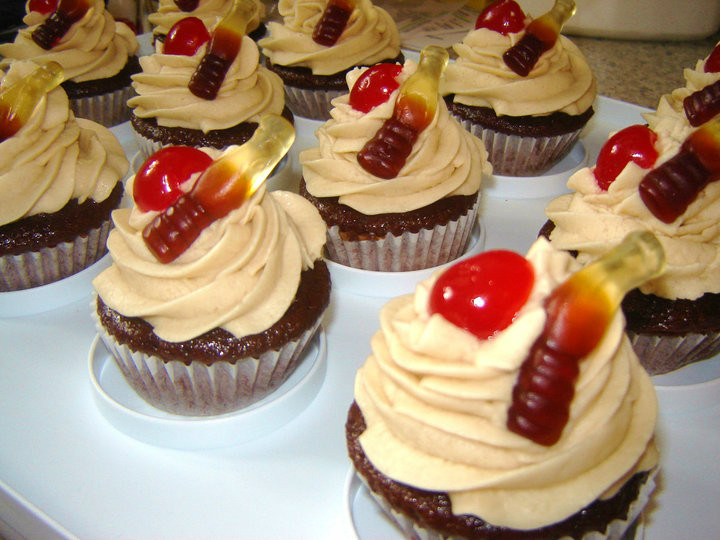 Cupcakes de Cocacola