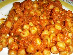 Garbanzos con tomate