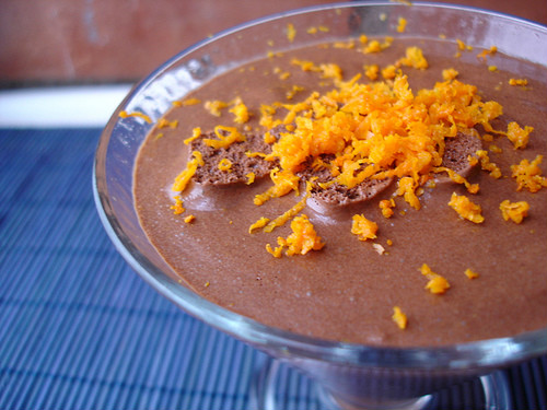 MOUSSE DE CHOCOLATE A LA NARANJA