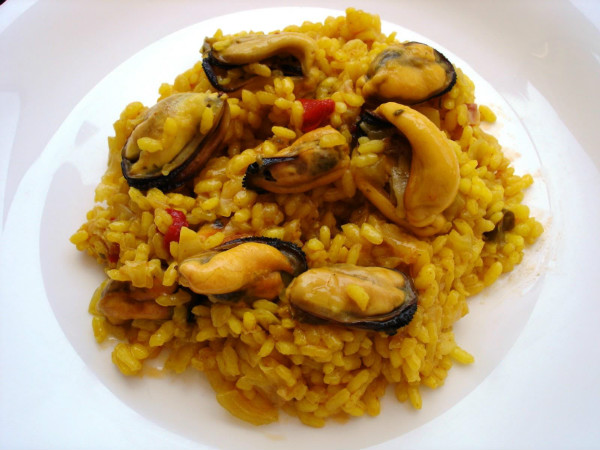 Arroz con mejillones