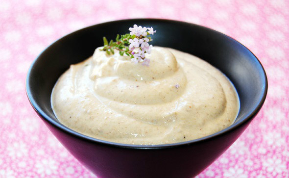 Salsa de tahini con miel