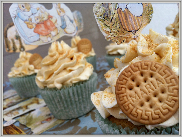 Cupcakes de leche condensada y galleta María