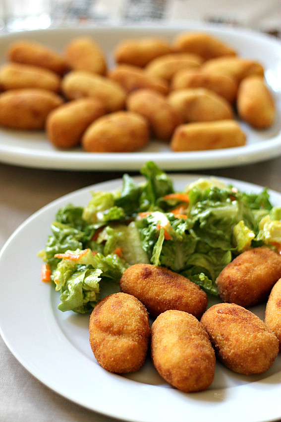 Croquetas de pollo cremosas