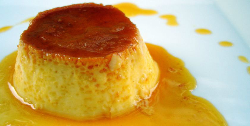 Flan de queso  ( al horno )