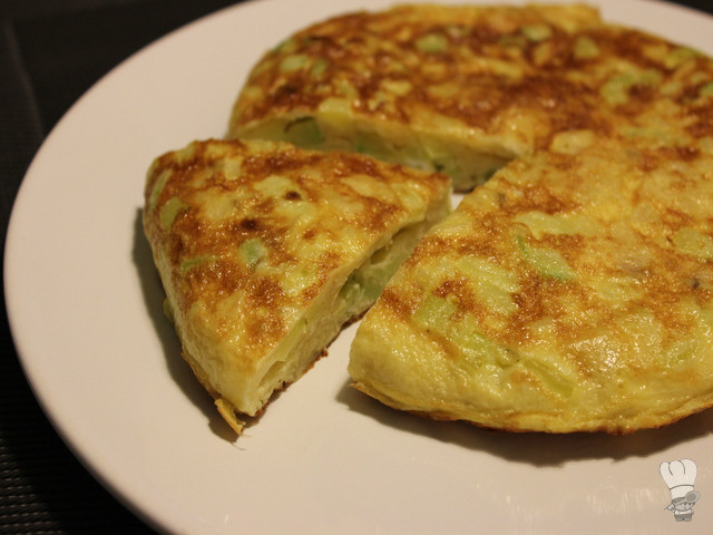 Tortilla de patatas fritas