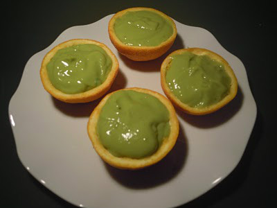 naranjas rellenas de aguacate