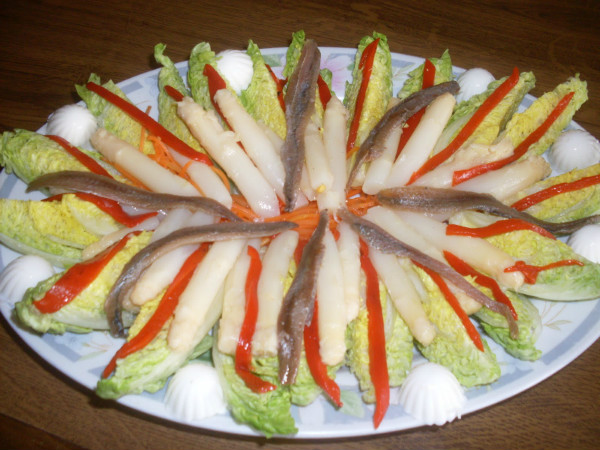 ensalada de cogollos