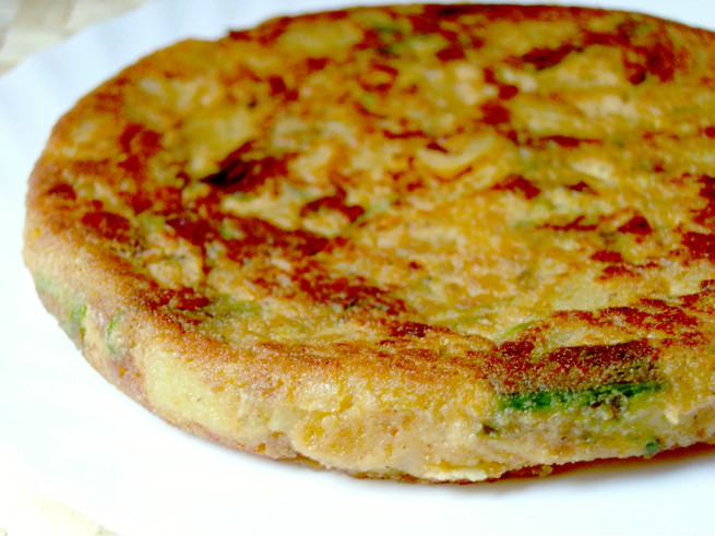 tortilla de esparragos trigueros