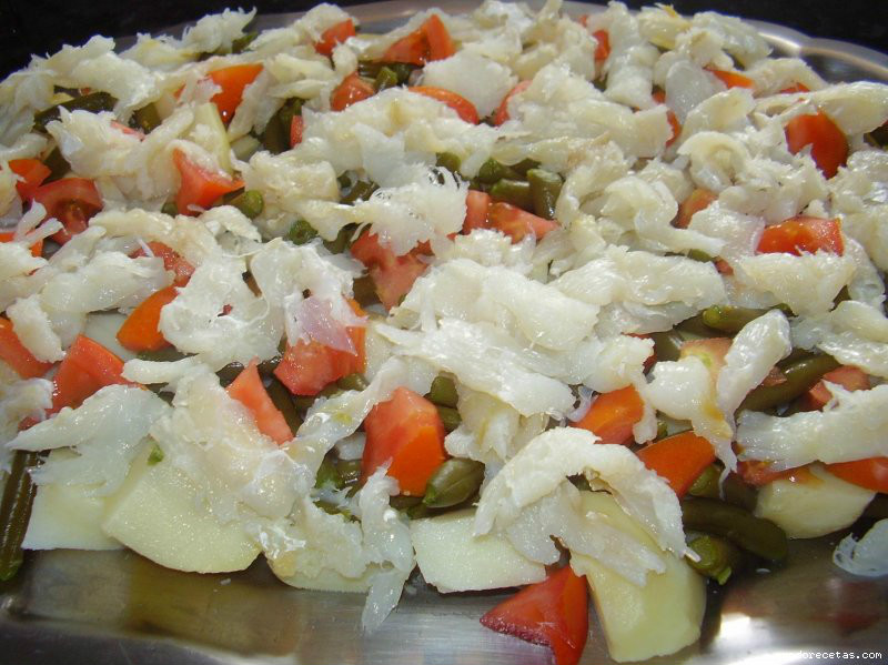 ensalada  de bacalao