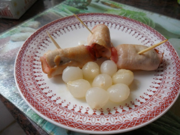 rollitos de pollo