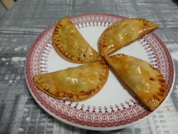 empanadillas de gambas al horno