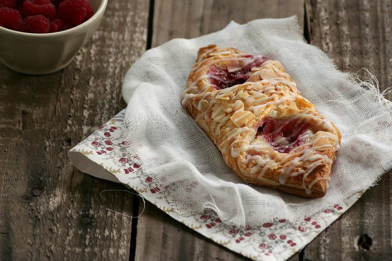 Cheese Danish with Raspberry