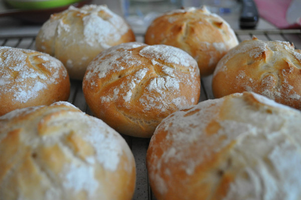 Bollitos de mantequilla morenita