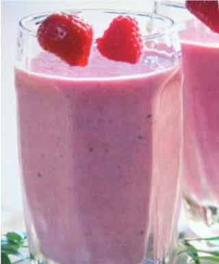 batido de fresa y yogur