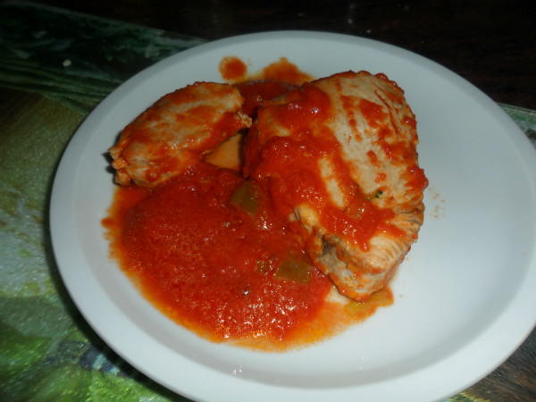 atún con tomate