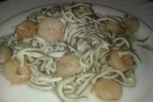 gulas con gambas