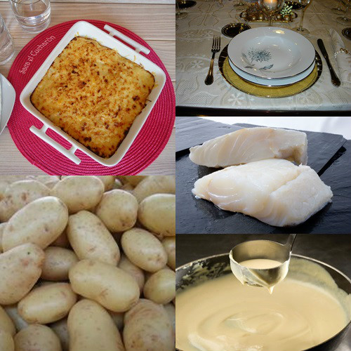 BACALAO Y PATATAS AL GRATEN