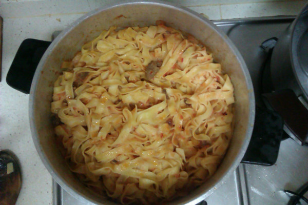 Macarrones o Tallarines de la Elia