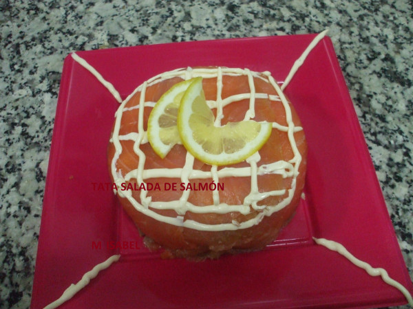 TARTA SALADA DE SALMÓN