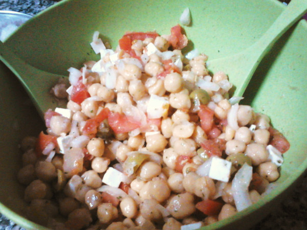 Ensalada de garbanzos