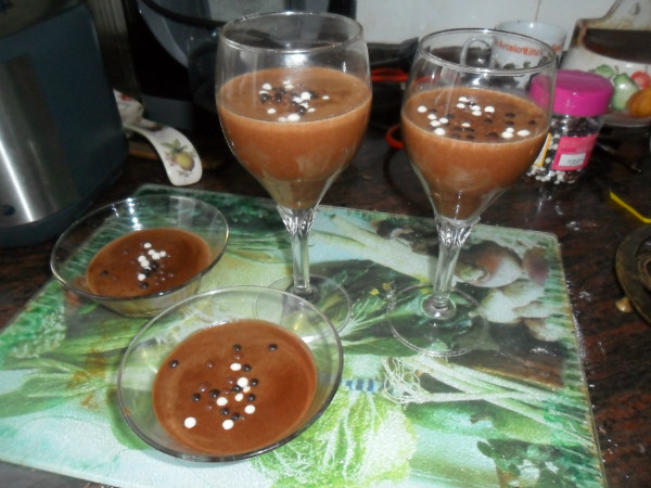 mousse de chocolate