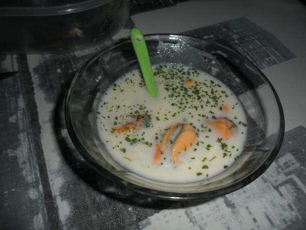 crema de mejillones