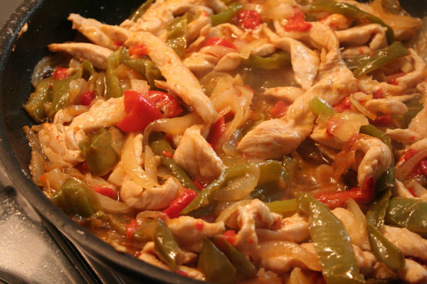 Fajitas de Pollo