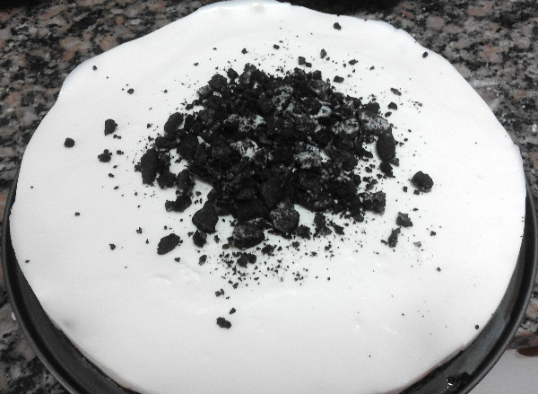 Tarta de queso oreo