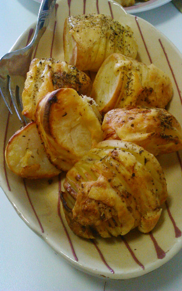 Patatas en corte al horno