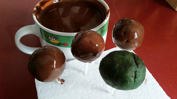 CAKEPOPS DE AFTER EIGHT AL MICROONADAS