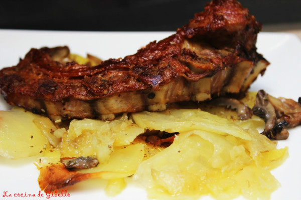 Costilla al horno con pimentón de La Vera