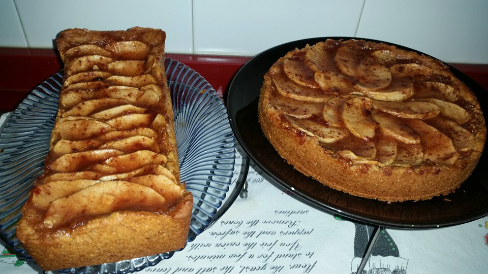 TARTA DE MANZANA VEGANA