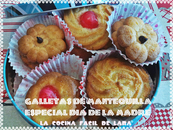 Galletas de mantequilla especial día de la madre