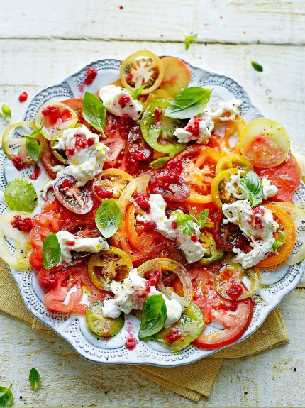 Carpaccio de tomates by Jamie Oliver