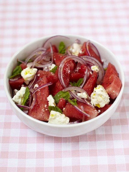 Ensalada de sandía y feta de Jamie Oliver