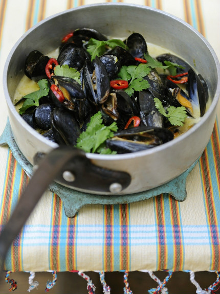 Mejillones Thai de Jamie Oliver