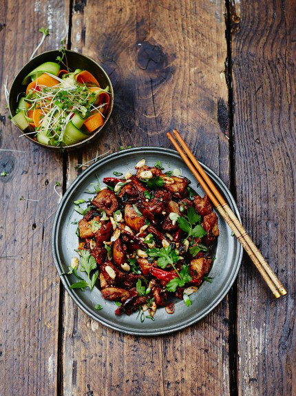 Pollo Kung Pao de Jamie Oliver