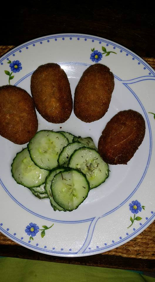 Croquetas de champiñones y tofu