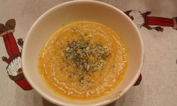 Crema de calabaza y zanahoria