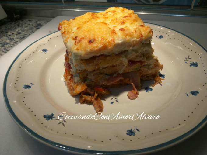 Pastel de Pollo y Bacón