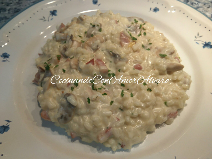 Arroz con Champiñones 