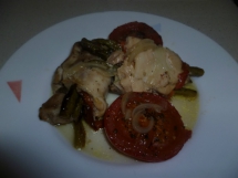 receta CONTRAMUSLOS DE POLLO RELLENOS