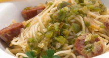 receta Espaguetis con chorizo