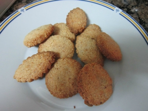 receta GALLETAS DE AVELLANA
