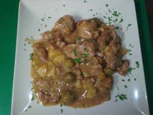 receta Conejo a la cacerola al estilo Argentino.