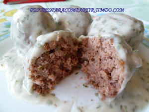 receta Albóndigas con sabor mejicano