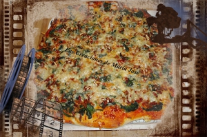 receta PIZZA DE ESPINACAS