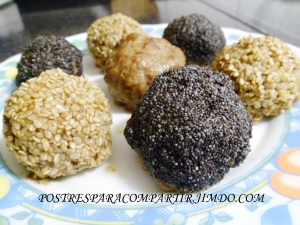 receta Albóndigas de sésamo y amapola
