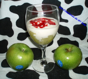 receta POSTRE LIGHT DE MANZANA