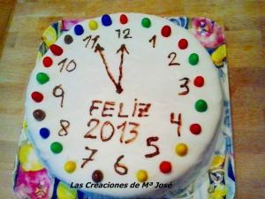receta TARTA FIN DE AÑO 2013